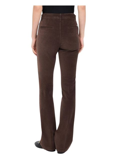 Pantaloni bootcut in velluto CIOCCOLATO Liu Jo | MF5308T459090915